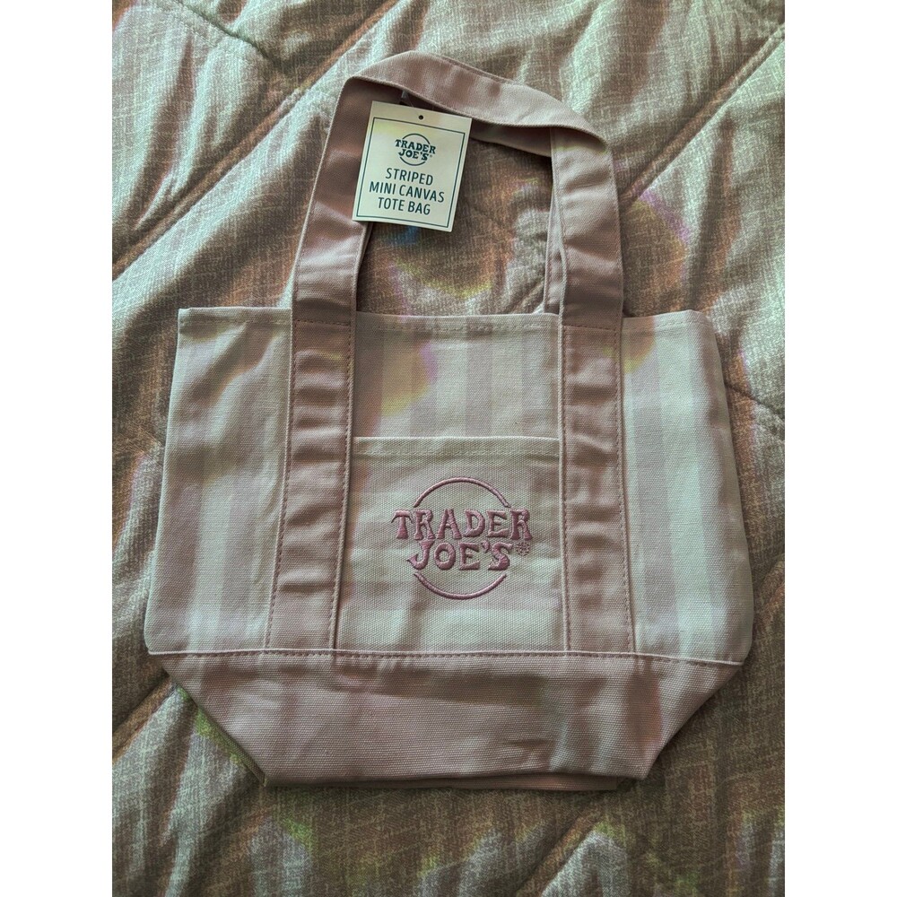 Trader Joe’s: Rare Pastel Pink Summer Tote Bag - Unused, NWT